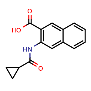 3-(Cyclopropanecarboxamido)-2-naphthoic acid