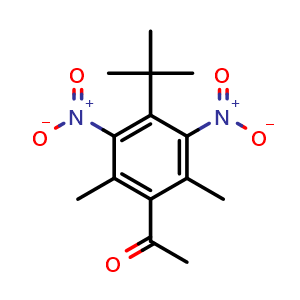 Chemical structure of Musk ketone , CAS 81-14-1, AChemBlock AD244076