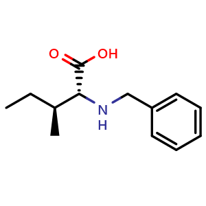Chemical structure of N-(Phenylmethyl)-D-alloisoleucine , CAS 1932791-56-4, AChemBlock AD244080