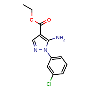 ethyl 5-amino-1-(3-chlorophenyl)pyrazole-4-carboxylate