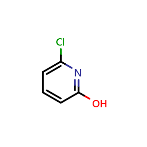 Chemical structure of 6-Chloropyridin-2-ol , CAS 73018-09-4, AChemBlock AD244105