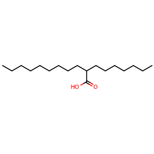 Chemical structure of 2-Heptylundecanoic acid , CAS 22890-21-7, AChemBlock AD244123