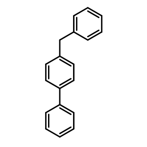 Chemical structure of 4-Benzylbiphenyl , CAS 613-42-3, AChemBlock AD244147