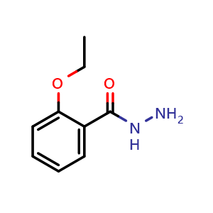 Chemical structure of 2-Ethoxybenzhydrazide , CAS 21018-13-3, AChemBlock AD244151