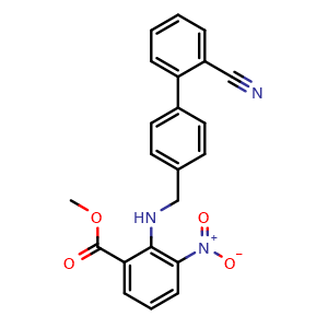 Methyl 2-(((2'-cyano-[1,1'-biphenyl]-4-yl)methyl)amino)-3-nitrobenzoate