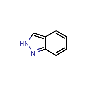 Chemical structure of 2H-Indazole , CAS 271-42-1, AChemBlock AD244199