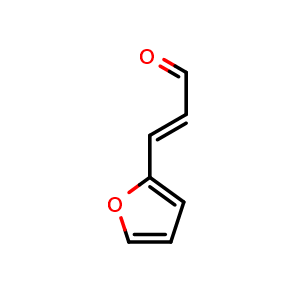 Chemical structure of (E)-3-(2-Furyl)acrolein , CAS 39511-08-5, AChemBlock AD244252