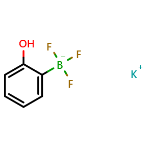 Chemical structure of Potassium trifluoro(2-hydroxyphenyl)borate , CAS 850313-92-7, AChemBlock AD244266