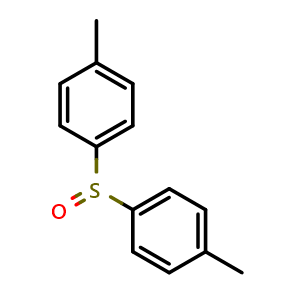 Chemical structure of 4,4'-Sulfinylbis(methylbenzene) , CAS 1774-35-2, AChemBlock AD244314
