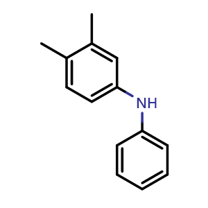 Chemical structure of 3,4-Dimethyldiphenylamine , CAS 17802-36-7, AChemBlock AD244318