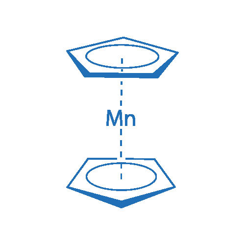 Chemical structure of Manganocene , CAS 73138-26-8, AChemBlock AD244370