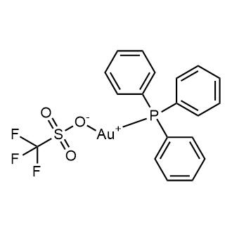 (1,1,1-Trifluoromethanesulfonato-κO)(triphenylphosphine)gold