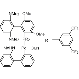 Chemical structure of Palladacycle Gen. 4 , CAS 1810068-35-9, AChemBlock AD244425