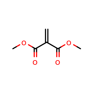 Chemical structure of dimethyl 2-methylenemalonate , CAS 3377-21-7, AChemBlock AD244495