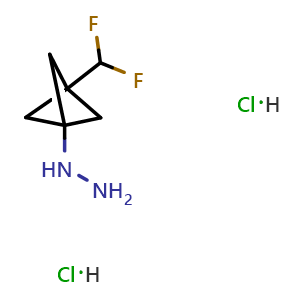 [3-(Difluoromethyl)-1-bicyclo[1.1.1]pentanyl]hydrazine dihydrochloride