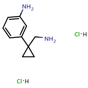 3-[1-(Aminomethyl)cyclopropyl]aniline dihydrochloride