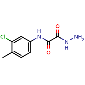 Chemical structure of N-(3-Chloro-4-methylphenyl)-1-(hydrazinecarbonyl)formamide , CAS 828273-69-4, AChemBlock AD244718