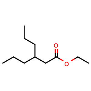 Chemical structure of Ethyl 3-propylhexanoate , CAS 1089315-43-4, AChemBlock AD244729