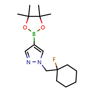 1-[(1-fluorocyclohexyl)methyl]-4-(4,4,5,5-tetramethyl-1,3,2-dioxaborolan-2-yl)-1H-pyrazole