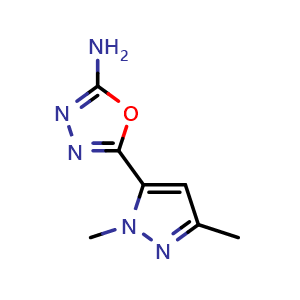 5-(1,3-dimethyl-1H-pyrazol-5-yl)-1,3,4-oxadiazol-2-amine