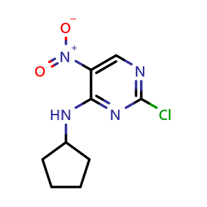 (2-Chloro-5-nitro-pyrimidin-4-yl)-cyclopentyl-amine