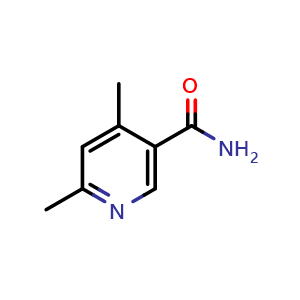 Chemical structure of 4,6-Dimethyl-nicotinamide , CAS 13061-58-0, AChemBlock AD244886