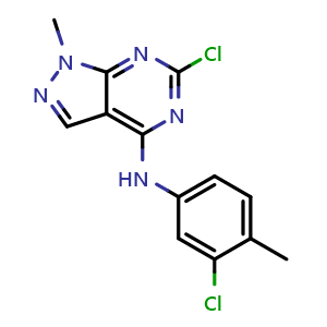 6-Chloro-N-(3-chloro-4-methylphenyl)-1-methyl-1H-pyrazolo[3,4-d]pyrimidin-4-amine
