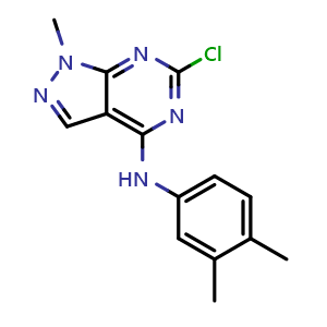 6-Chloro-N-(3,4-dimethylphenyl)-1-methyl-1H-pyrazolo[3,4-d]pyrimidin-4-amine