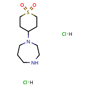 4-(1,4-diazepan-1-yl)-1lambda6-thiane-1,1-dione dihydrochloride
