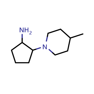 2-(4-methylpiperidin-1-yl)cyclopentan-1-amine