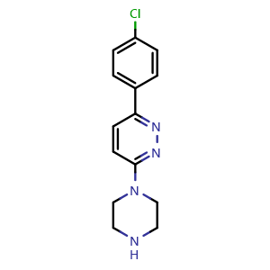 3-(4-chlorophenyl)-6-piperazin-1-ylpyridazine