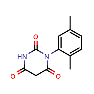 1-(2,5-dimethylphenyl)pyrimidine-2,4,6(1H,3H,5H)-trione