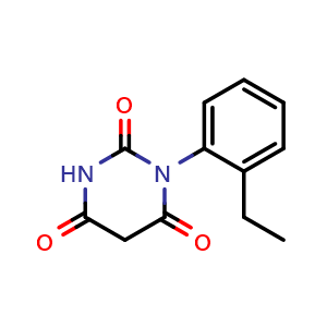 1-(2-ethylphenyl)pyrimidine-2,4,6(1H,3H,5H)-trione