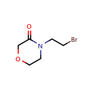 4-(2-bromoethyl)morpholin-3-one