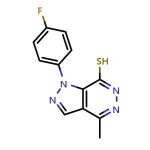 1-(4-Fluorophenyl)-4-methyl-1H-pyrazolo[3,4-d]pyridazine-7-thiol