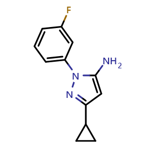 3-cyclopropyl-1-(3-fluorophenyl)-1H-pyrazol-5-amine