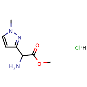 methyl 2-amino-2-(1-methyl-1H-pyrazol-3-yl)acetate hydrochloride