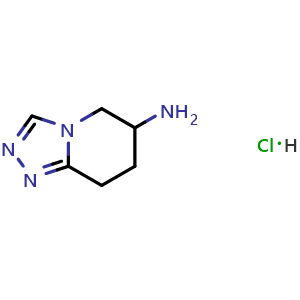 5,6,7,8-Tetrahydro-[1,2,4]triazolo[4,3-a]pyridin-6-amine hemihydrochloride