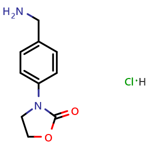 3-[4-(Aminomethyl)phenyl]-1,3-oxazolidin-2-one hydrochloride