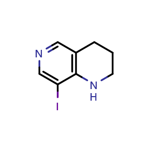 8-iodo-1,2,3,4-tetrahydro-1,6-naphthyridine