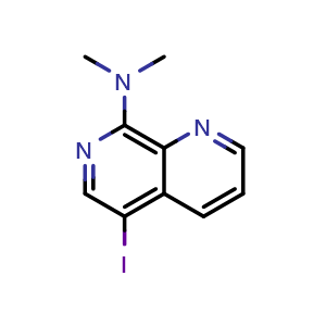 5-iodo-N,N-dimethyl-1,7-naphthyridin-8-amine