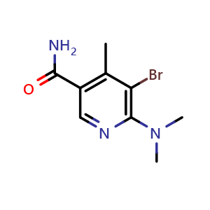 5-Bromo-6-(dimethylamino)-4-methylpyridine-3-carboxamide