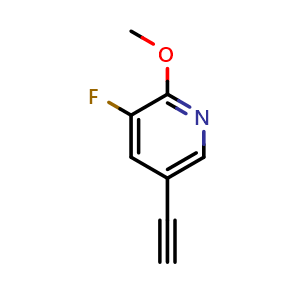 5-ethynyl-3-fluoro-2-methoxypyridine