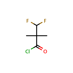 3,3-difluoro-2,2-dimethylpropanoyl chloride