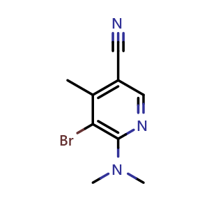 5-bromo-6-(dimethylamino)-4-methylpyridine-3-carbonitrile