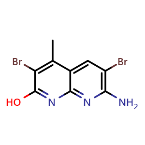7-amino-3,6-dibromo-4-methyl-1,8-naphthyridin-2-ol