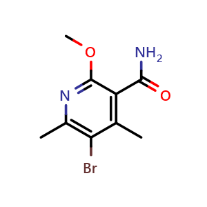 5-bromo-2-methoxy-4,6-dimethylpyridine-3-carboxamide