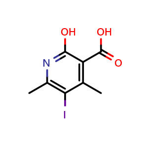 2-hydroxy-5-iodo-4,6-dimethylpyridine-3-carboxylic acid