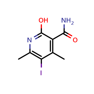2-hydroxy-5-iodo-4,6-dimethylpyridine-3-carboxamide