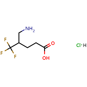 5-amino-4-(trifluoromethyl)pentanoic acid hydrochloride